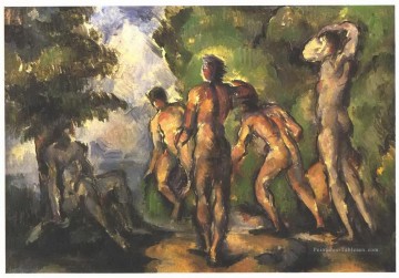 Paul Cézanne œuvres - Baigneurs au repos Paul Cézanne